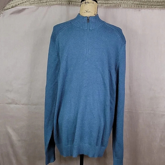 EDDIE BAUER Cotton‎ Mock Neck Sweater TXL - Picture 1 of 8
